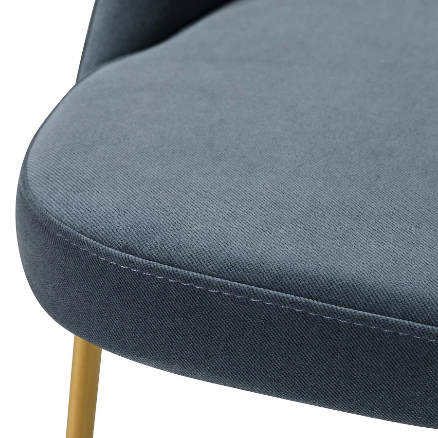 Кресло полубар Lars Diag grey/Линк золото - фото 4