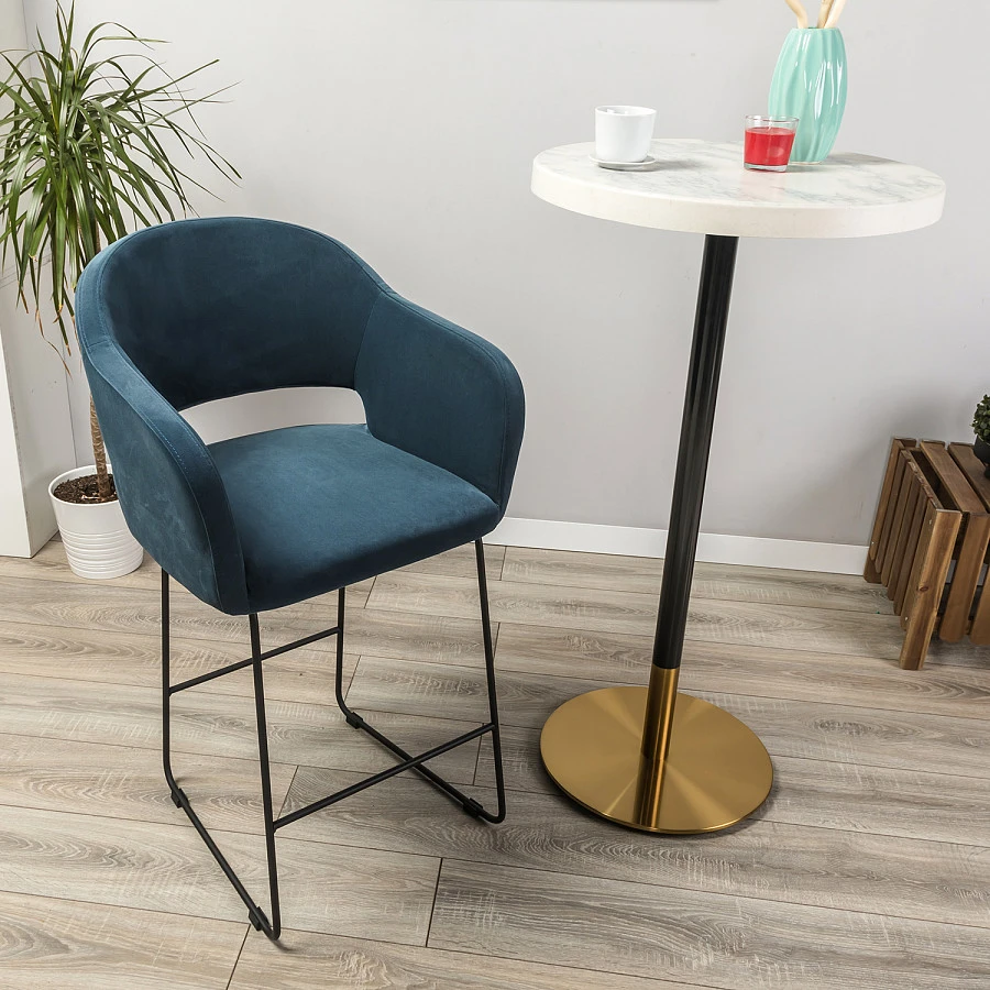 Стул полубар Oscar Diag blue/Линк - фото 9