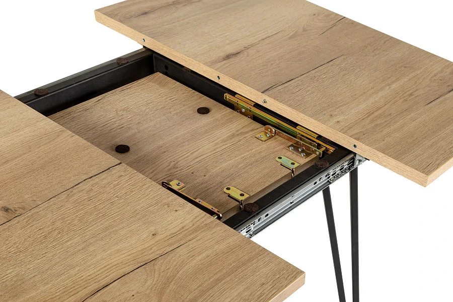 Стол Диего Prime раздвиж. 90*90+30 Галифакс Натур/Бабочка - фото 8