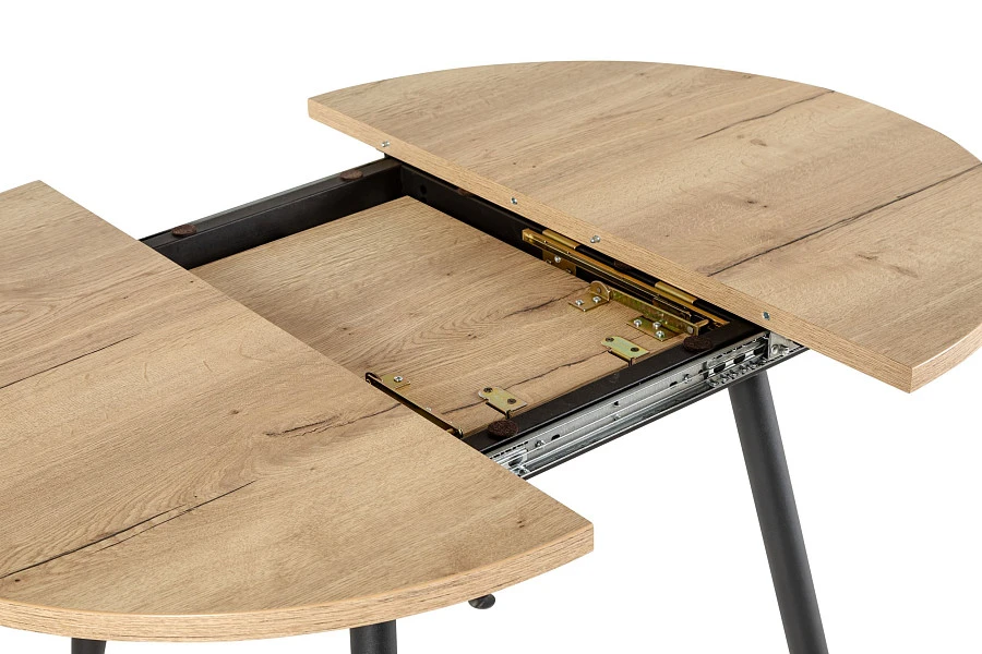 Стол Месси Prime раздвиж. D90+30 Галифакс Натур/Бабочка - фото 10
