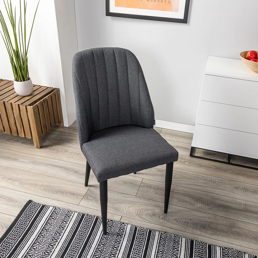 Стул Alen темно-серый/черный - фото 9