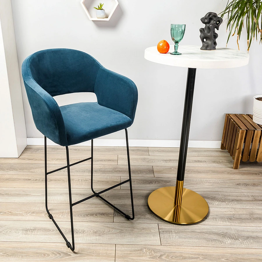 Кресло Бар. Oscar Diag blue/Линк - фото 9