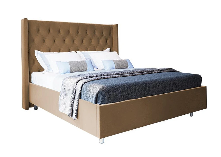 Кровать Графиня  180х200 коричневого цвета