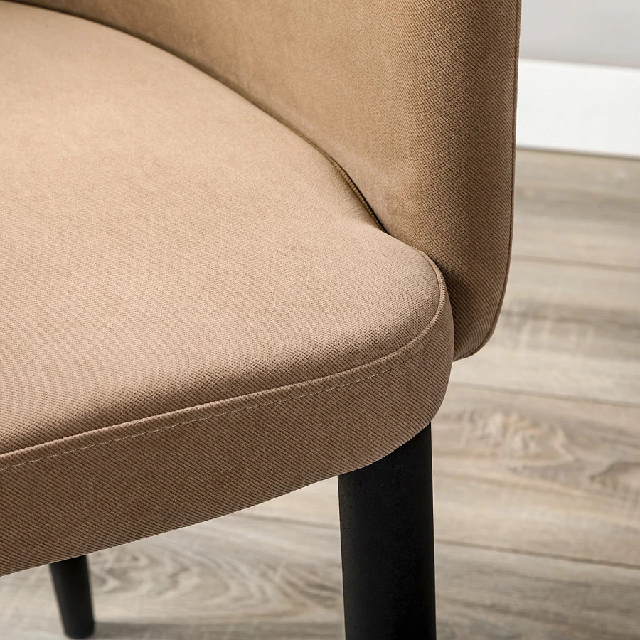 Кресло Ledger Diag beige/черный - фото 12