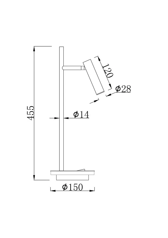 Настольная лампа Maytoni Z010TL-L8B3K - фото 2
