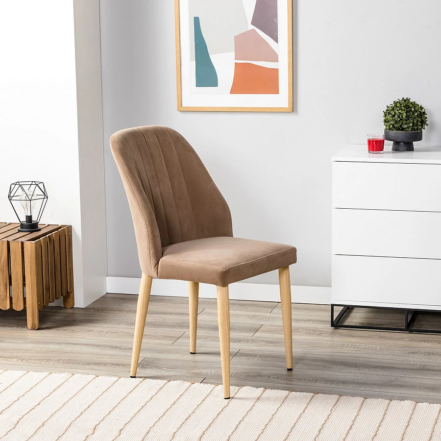 Стул Alen Diag beige/нат.дуб - фото 9