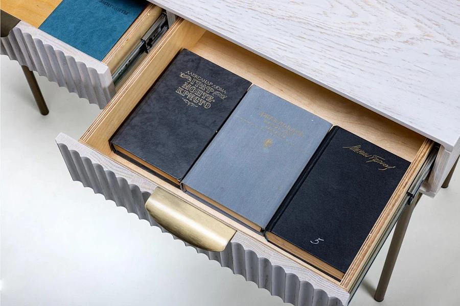 Консоль HAINES premium white 0.75x1x0.4м - фото 4