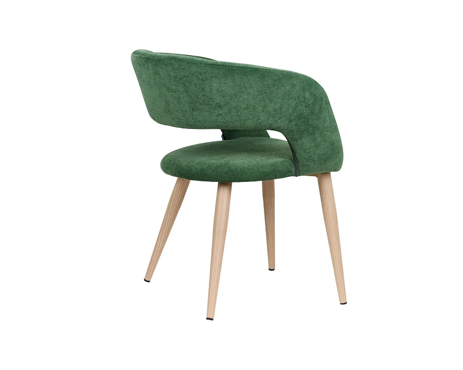 Кресло Hugs зеленый/нат.дуб - фото 5