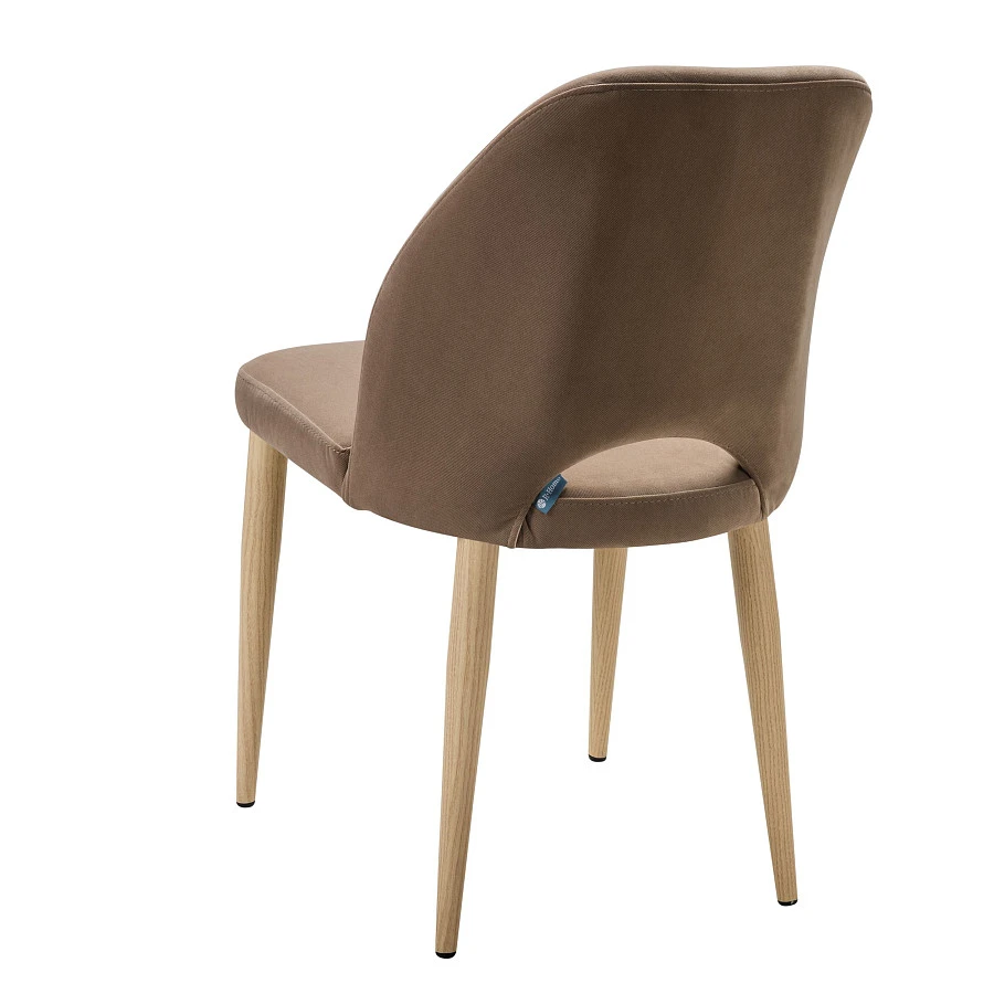 Стул Ledger Diag beige/нат.дуб - фото 3