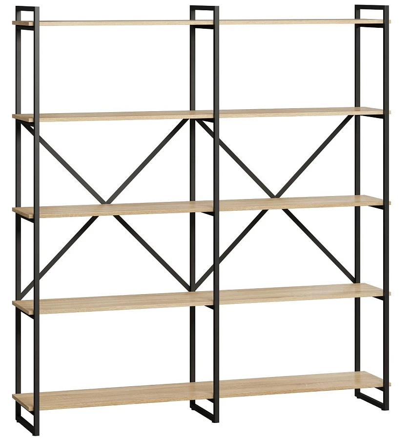 Стеллаж Мальборк 160 Дуб Сонома лофт