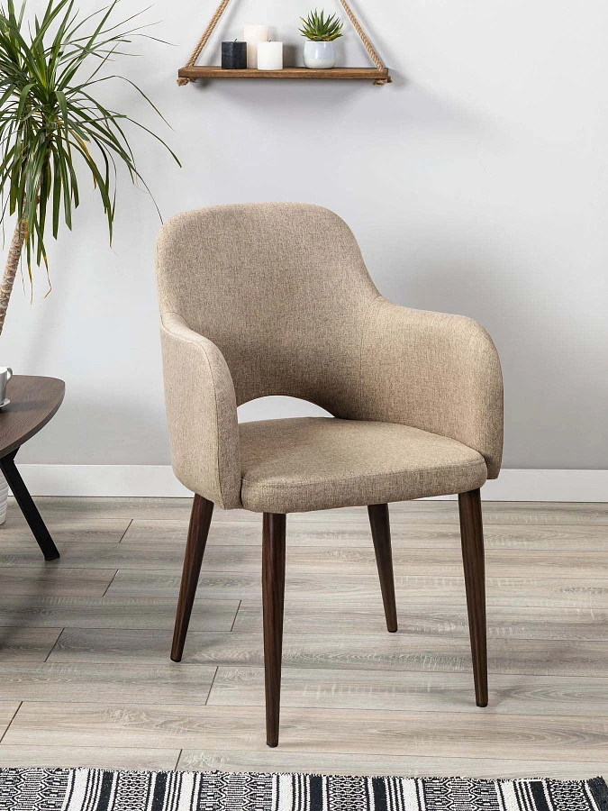 Кресло Ledger Браун/ТОрех - фото 5