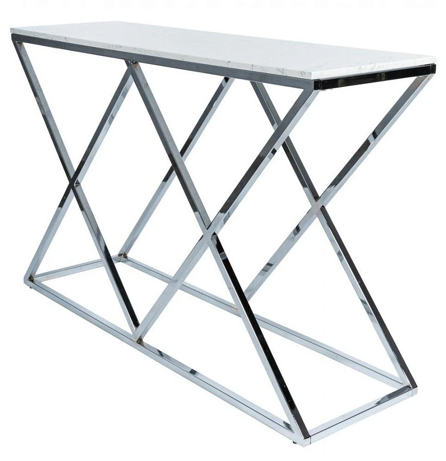 Консоль Triangles Silver 0.74x1.2x0.35м - фото 3