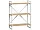 Стеллаж Мальборк Рант 80 Дуб Сонома белое основ.