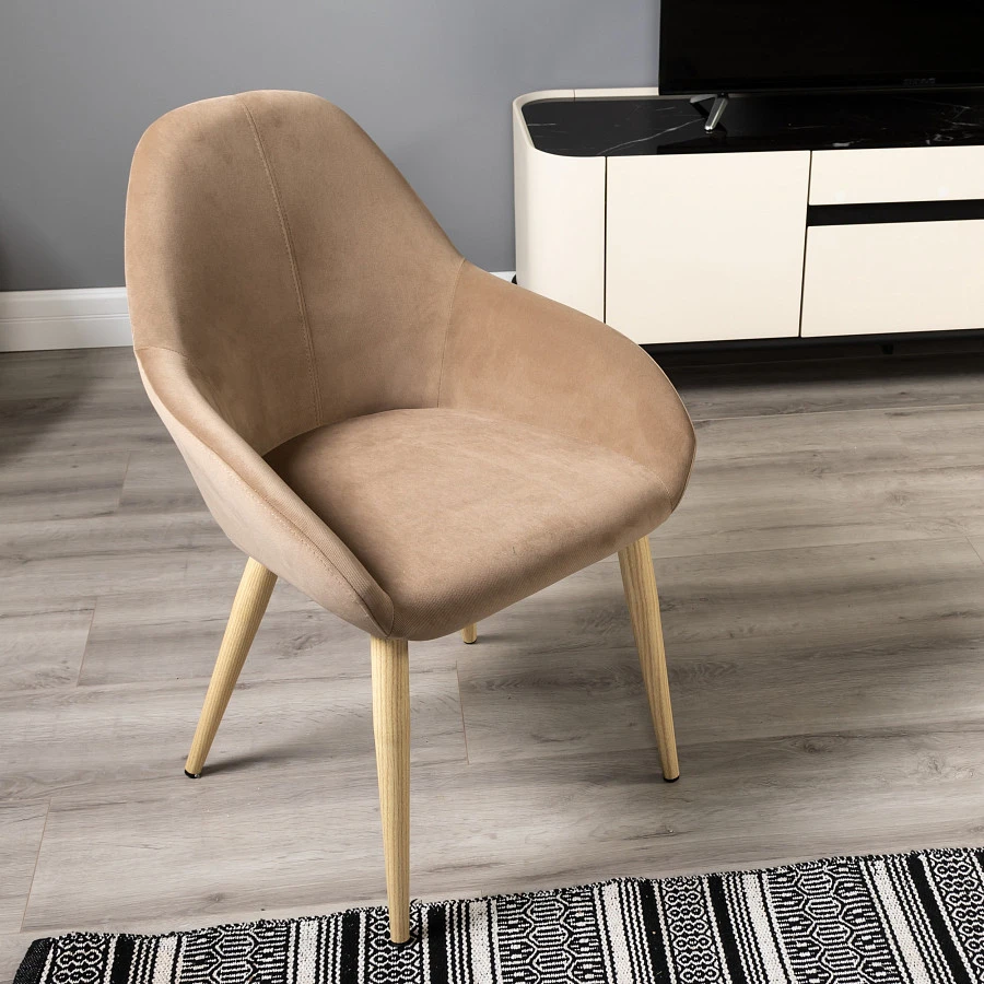 Кресло Kent Diag beige/нат.дуб - фото 11