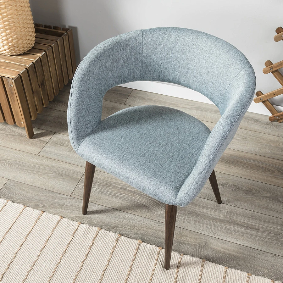 Стул Hugs св.сер/т.орех - фото 11