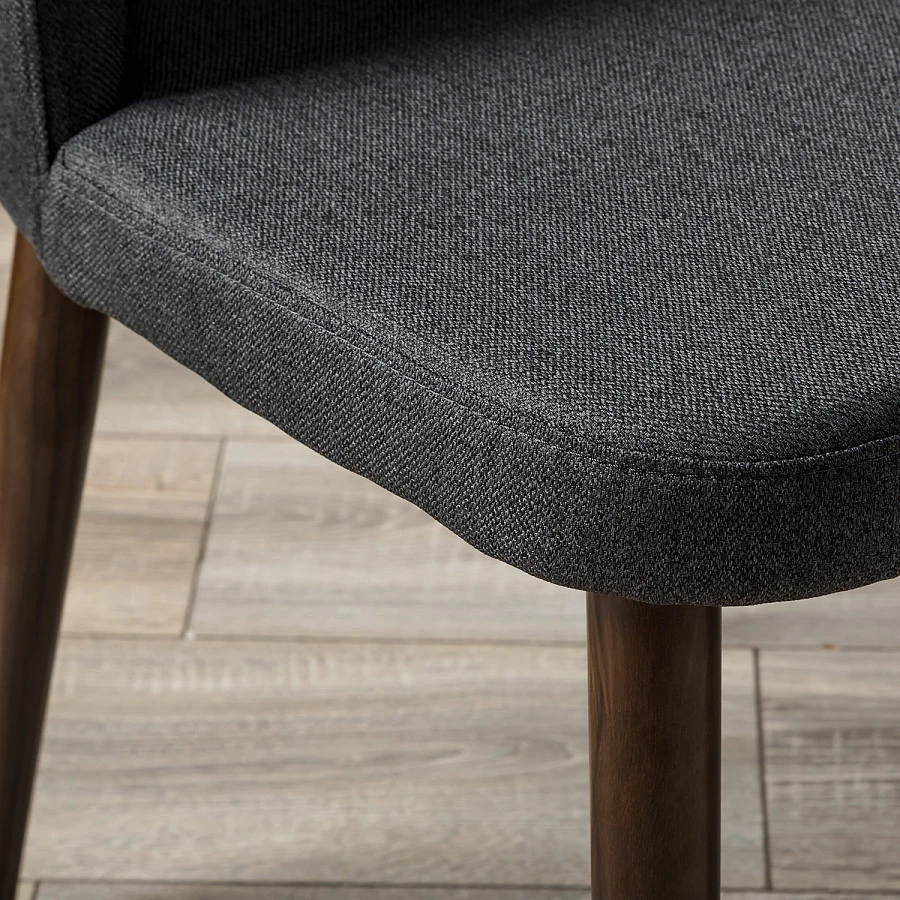 Стул Ledger темно-серый/т. орех - фото 10