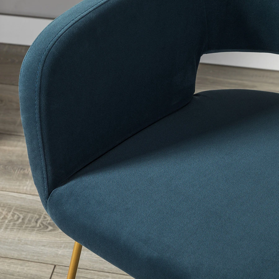 Стул Oscar Diag blue/Линк золото - фото 10