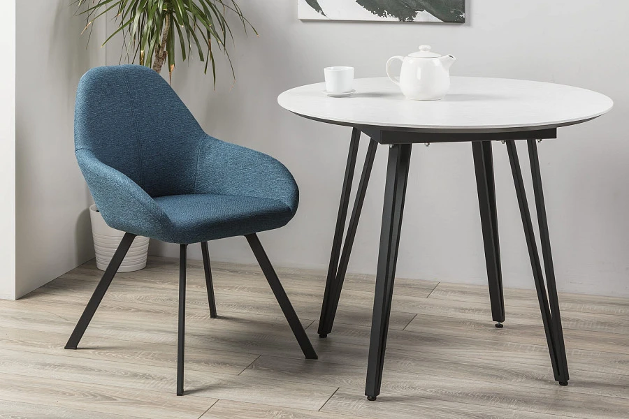 Стол Диего d860 белый со скосом - фото 7