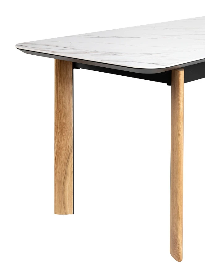 Стол раздвиж. Combi Ceramic  140-180 Automatic Natur/Light marble - фото 13