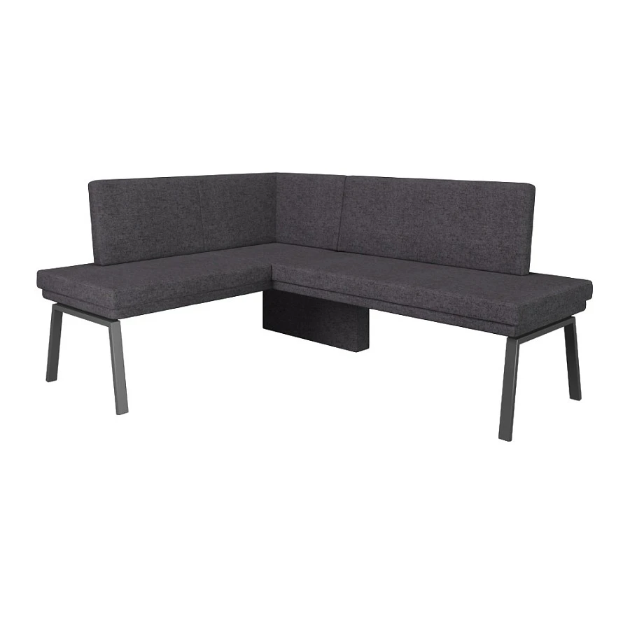 Диван кухонный Brave 140-178 L grey