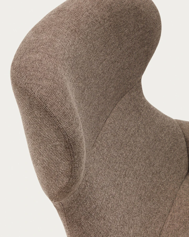 Belina Кресло из св.-кор. синели и черн.стали - фото 10