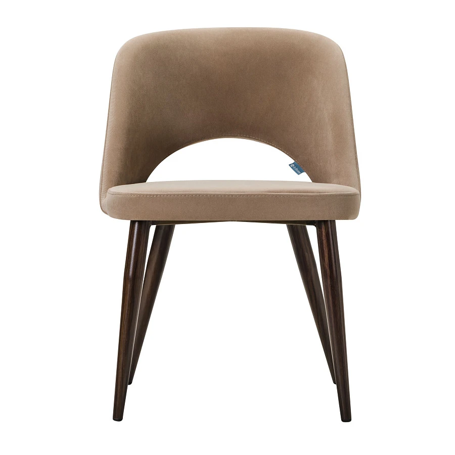 Стул Lars Diag beige/т.орех - фото 3