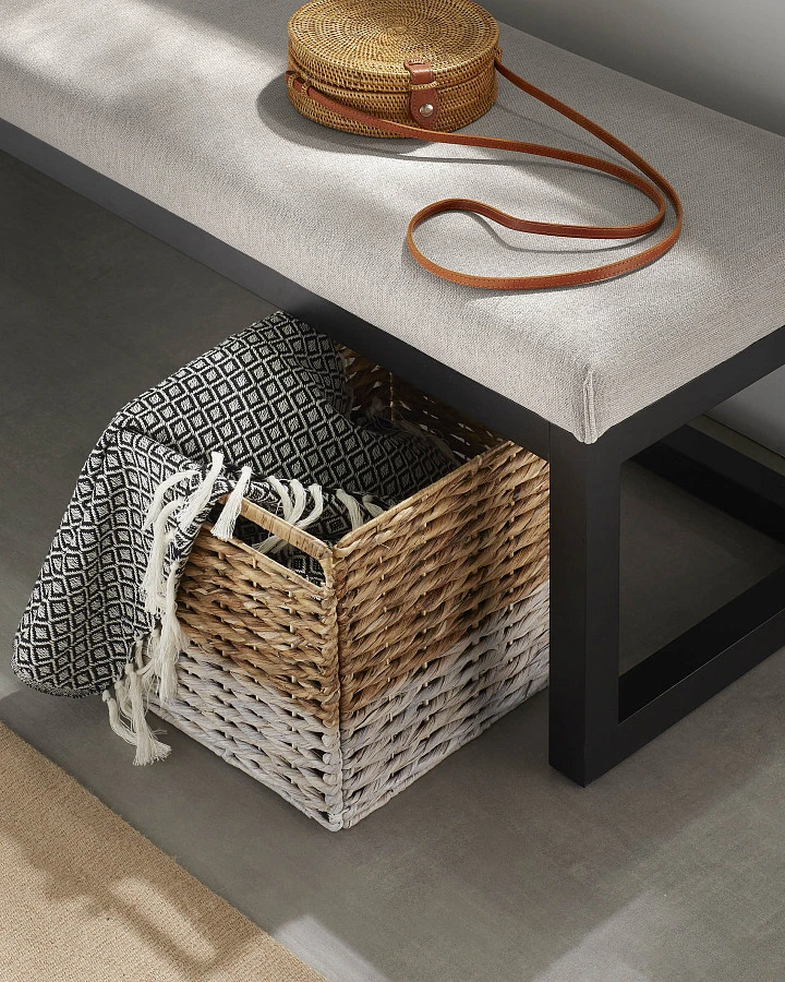 Банкетка Yola серая 128 см - фото 3