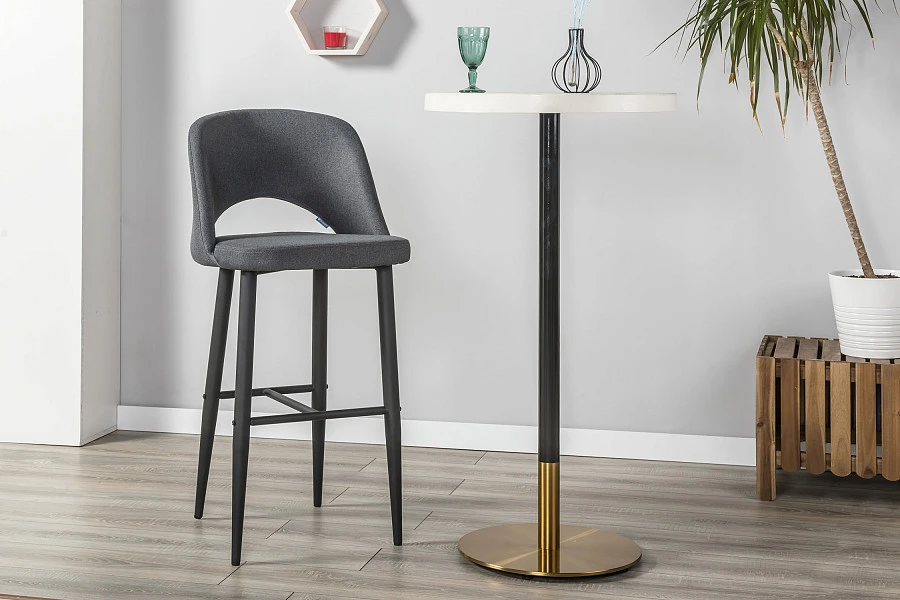 Кресло Бар.Lars тёмно-серый/черный - фото 16