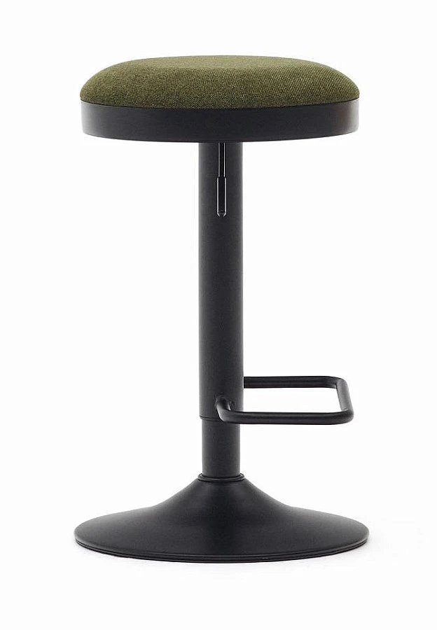 Табурет Zaib синели тм.-зел./ черн.мат.сталь - фото 2