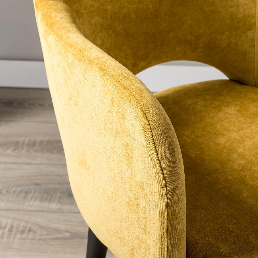 Кресло Ledger желтый/черный - фото 10