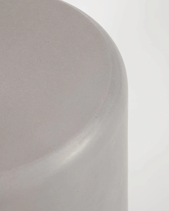 Столик Taimi из бетона в сером цвете 35 см - фото 4