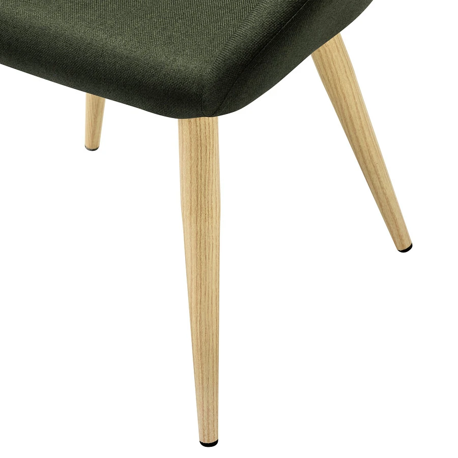 Кресло Kent тёмно-зеленый/нат.дуб - фото 5