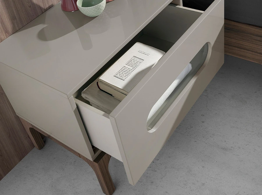 Тумба прикроват. 7144/CP2205H/сер.орех/подсв. - фото 8