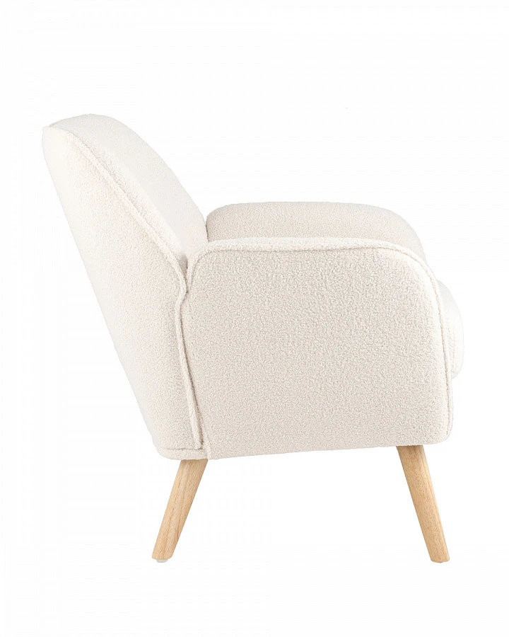 Кресло Ричи тедди белый - фото 4