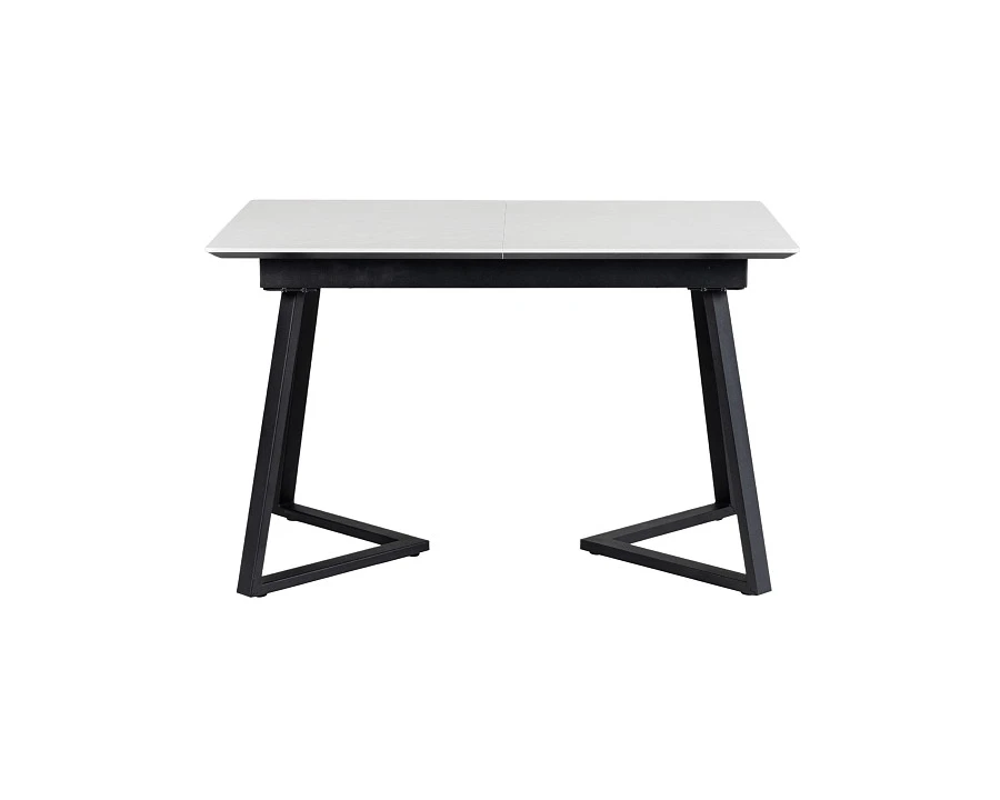 Стол Роналдо раздвиж. 120-160 Светлый мрамор/Бабочка - фото 5