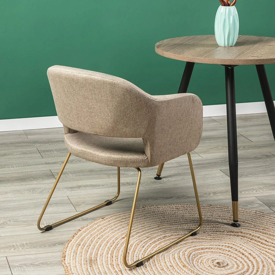 Стул Oscar Браун/ЛинкЗолот - фото 10