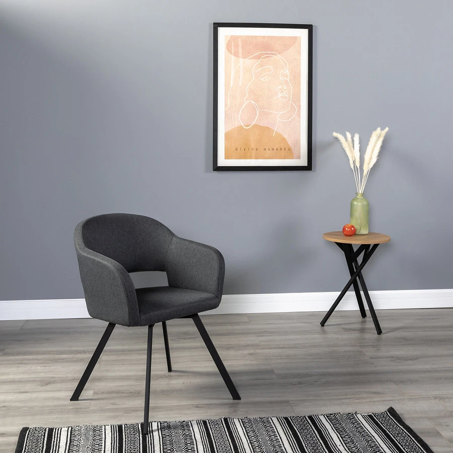 Кресло Oscar тёмно-серый/Арки - фото 7