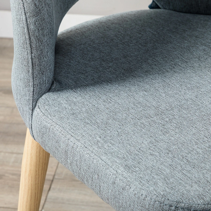 Стул Ledger св.серый/нат.дуб - фото 10