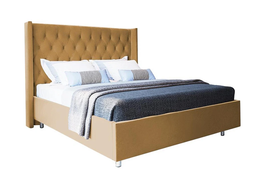 Кровать Графиня 180х200 кирпичного цвета