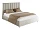 Кровать Параллель  160х200 светло-серого цвета