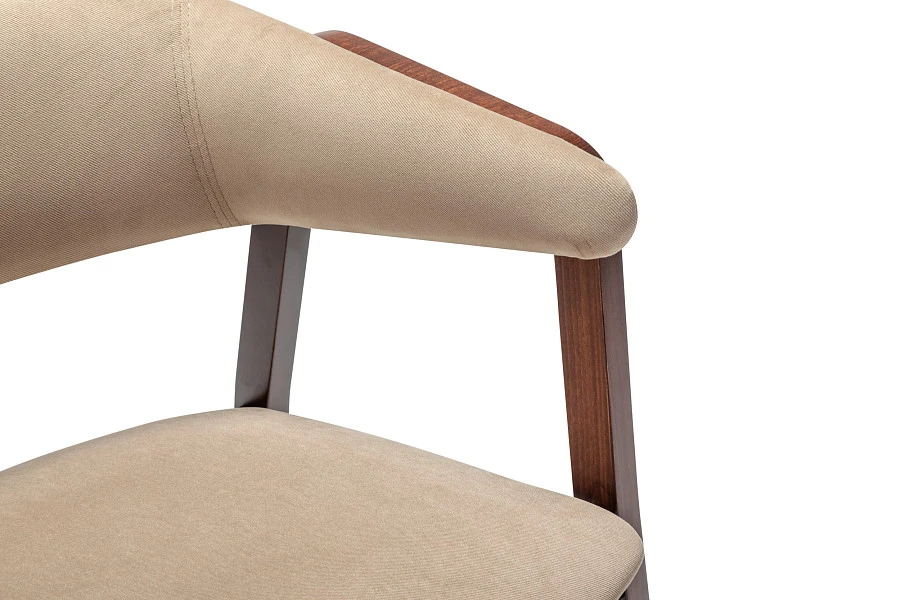 Кресло Dalia Soft Beige/Темный орех - фото 8