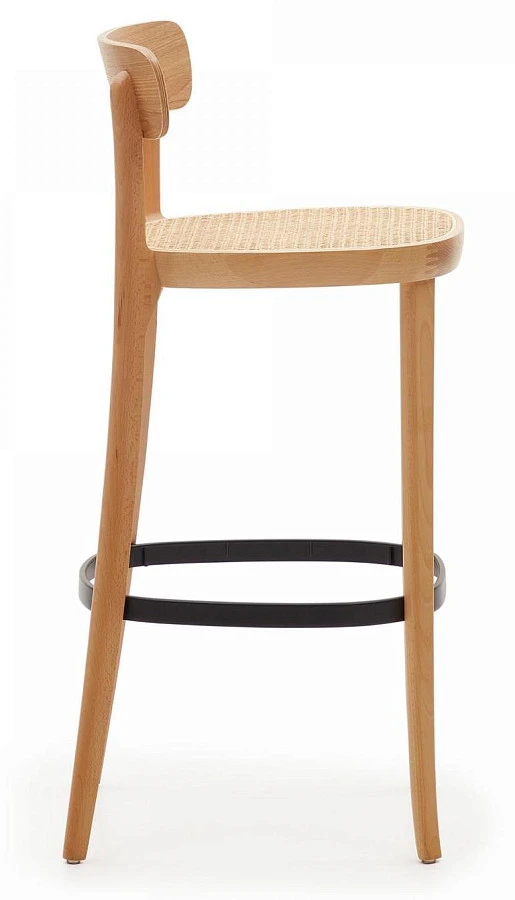 Барный стул Romane из бука/шпона ясеня/ротанг - фото 4