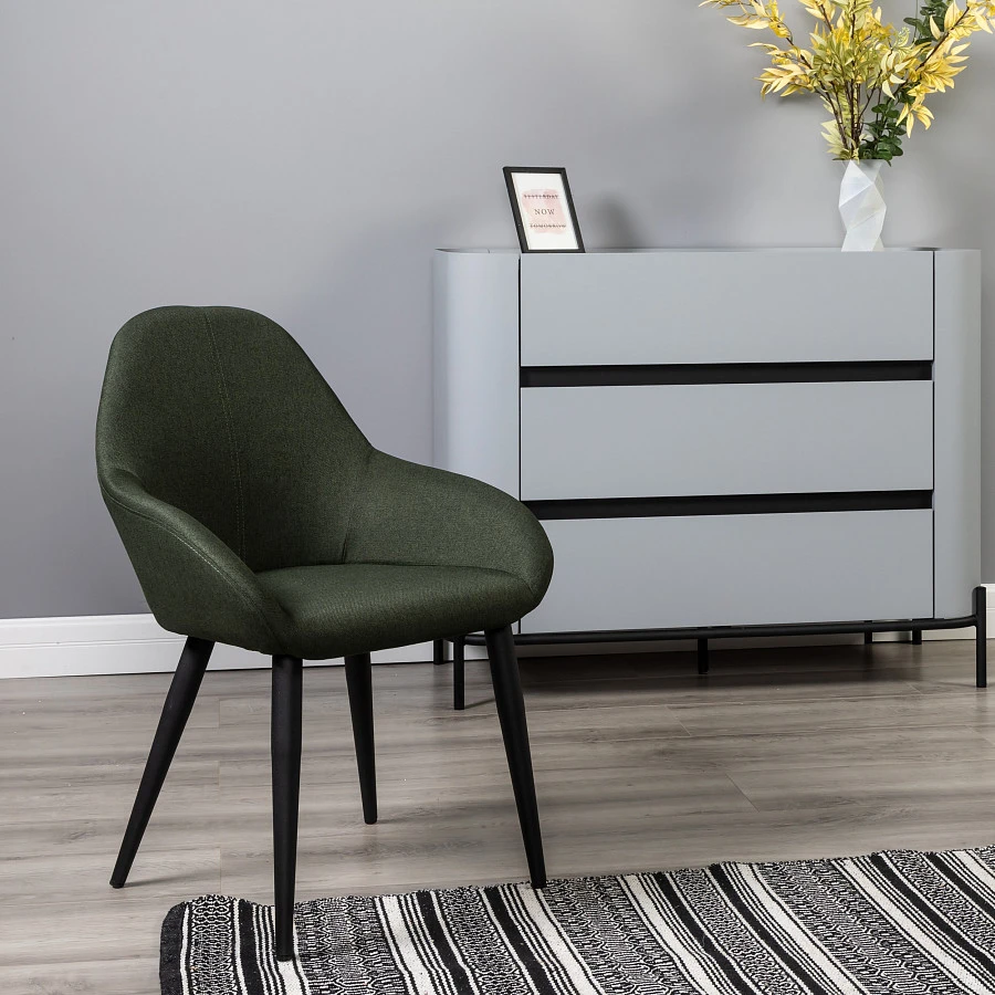 Кресло Kent тёмно-зелёный/черный - фото 10