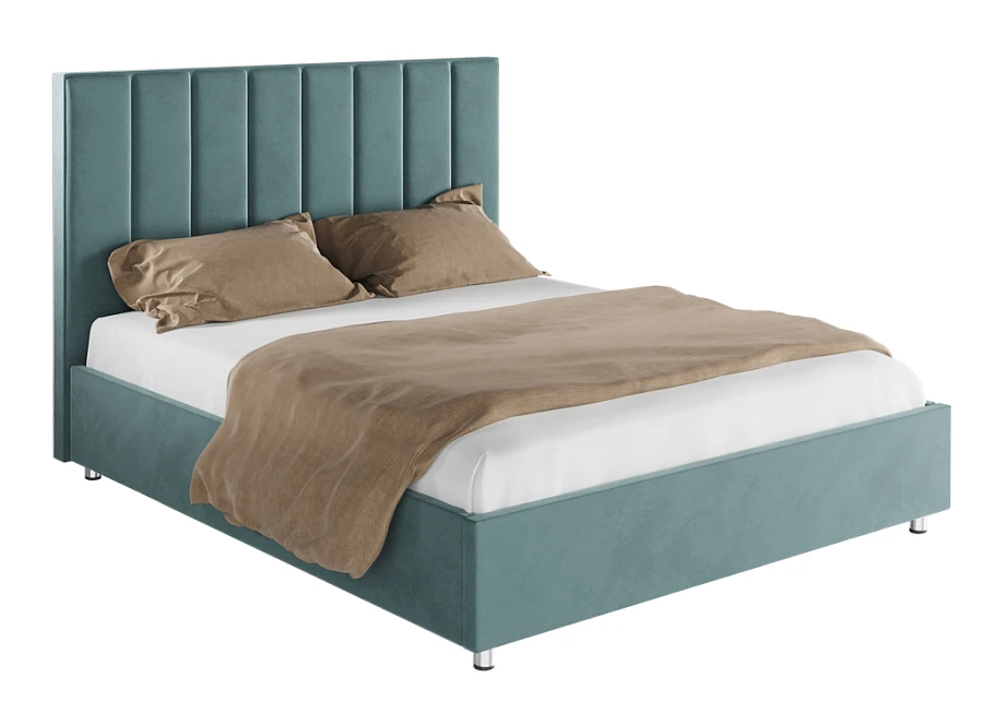 Кровать Параллель  180х200 цвета морской волны