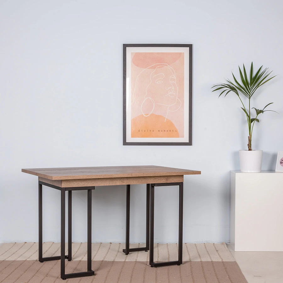 Стол раскладной обеденный Loft 120 Дуб табак - фото 11