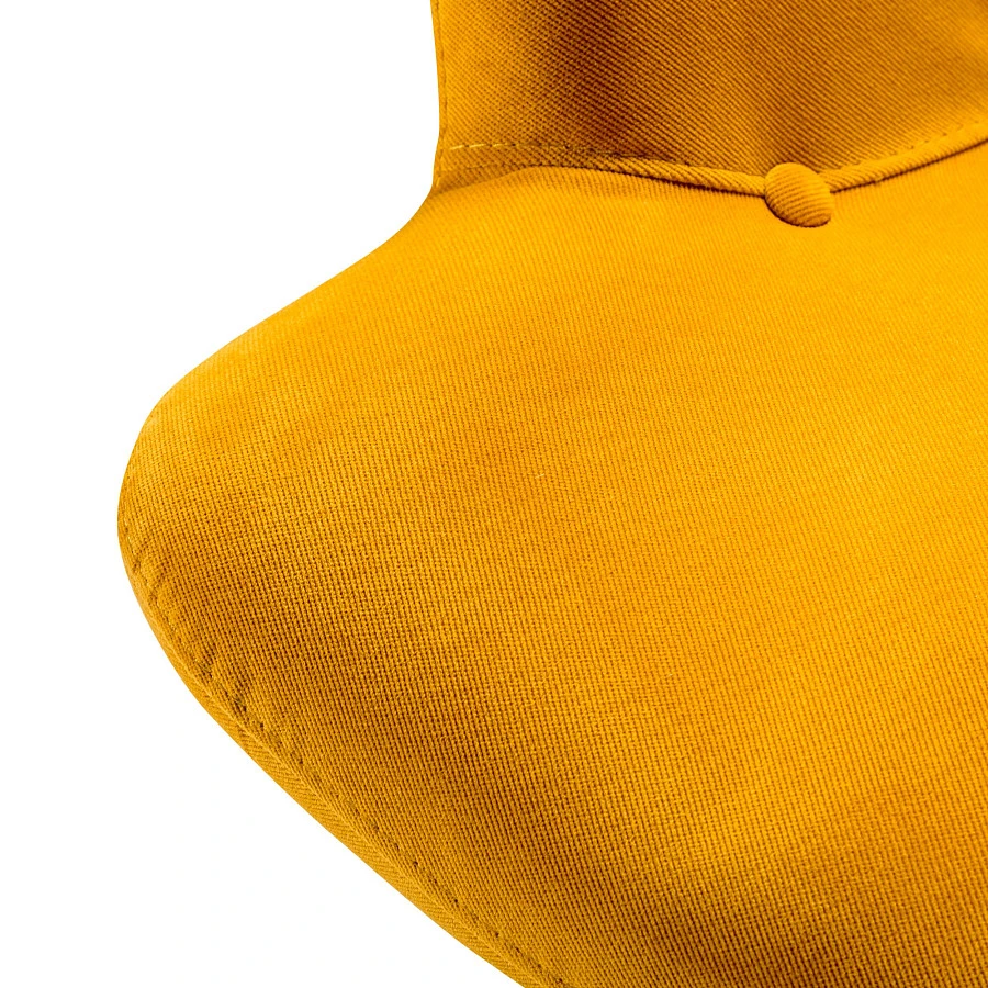 Кресло Хайбэк желтый/венге - фото 4