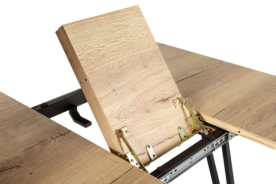 Стол Диего Prime раздвиж. 90*90+30 Галифакс Натур/Бабочка - фото 10