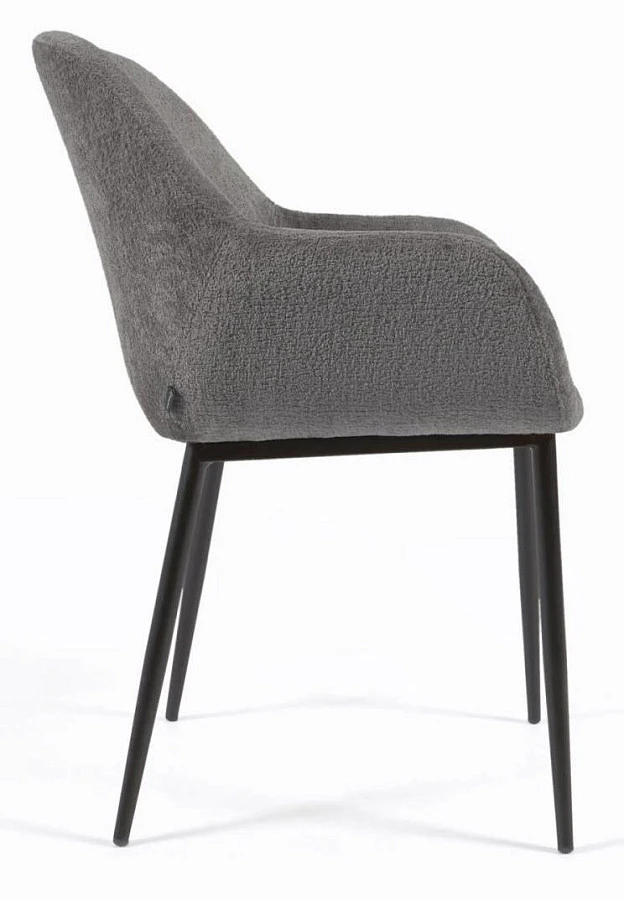 Стул Konna темно-серый/черными - фото 6