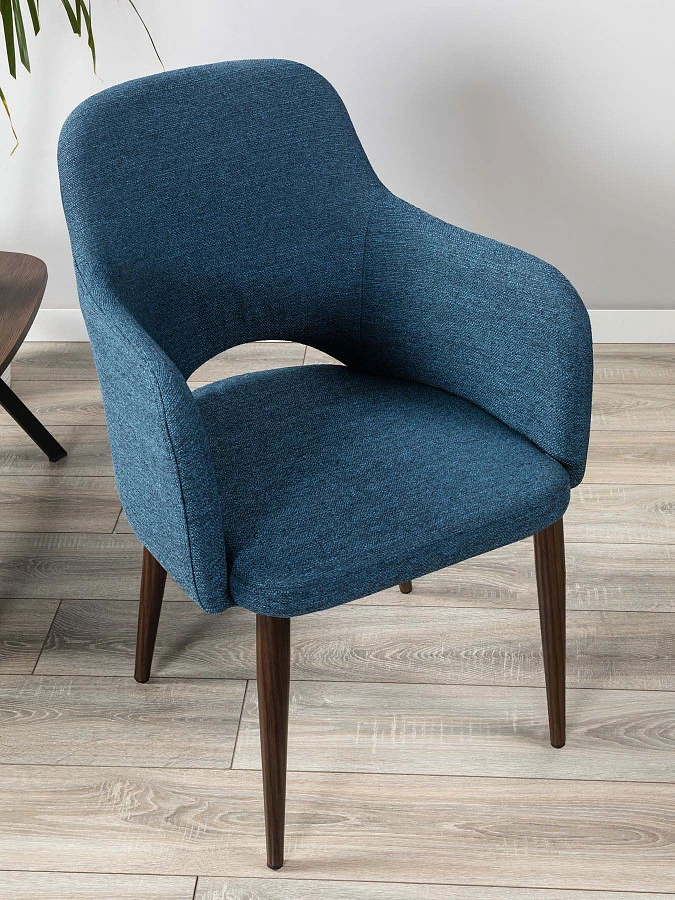 Кресло Ledger БлюАрт/ТОрех - фото 6