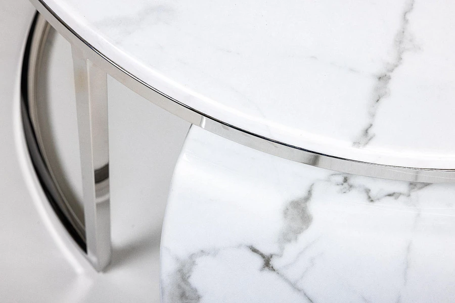 Кофейный столик Silvy Marble (набор из 2-х штук) - фото 3